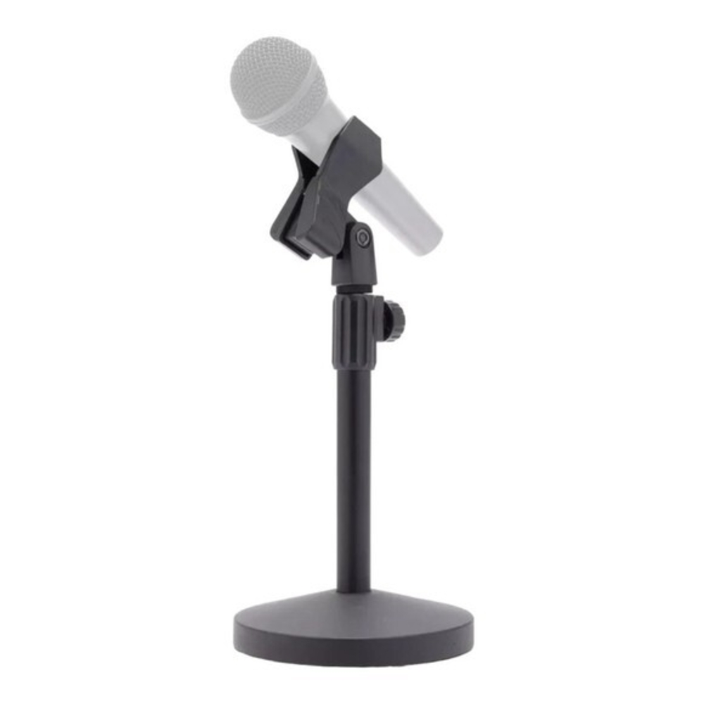 Movo TMC-5 Heavy Duty Desktop Microphone Stand Weighted Round Base Black - Picture 3 of 6